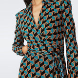 Phoenix Reversible Mesh Wrap Dress