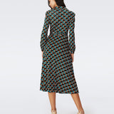 Phoenix Reversible Mesh Wrap Dress