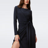 Simona Faux Wrap Dress