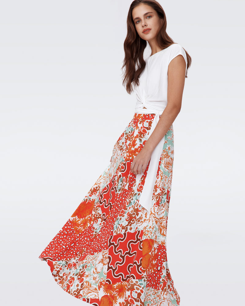 Diane von furstenberg maxi skirt shop