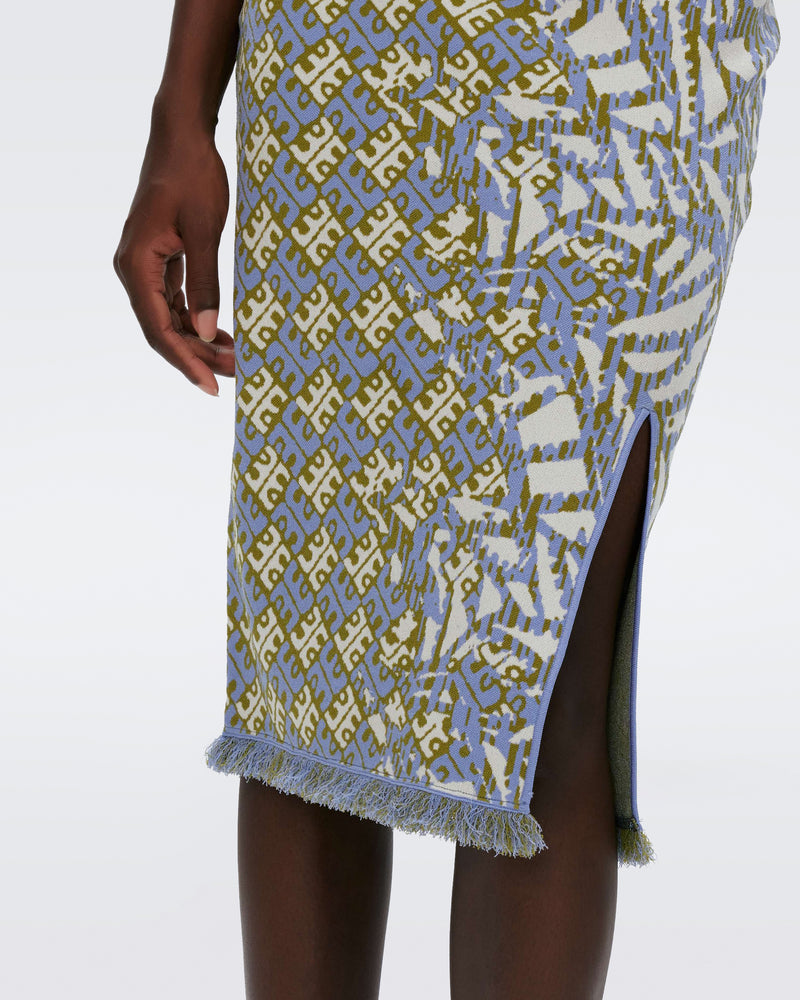 Ester Knit Jacquard Skirt