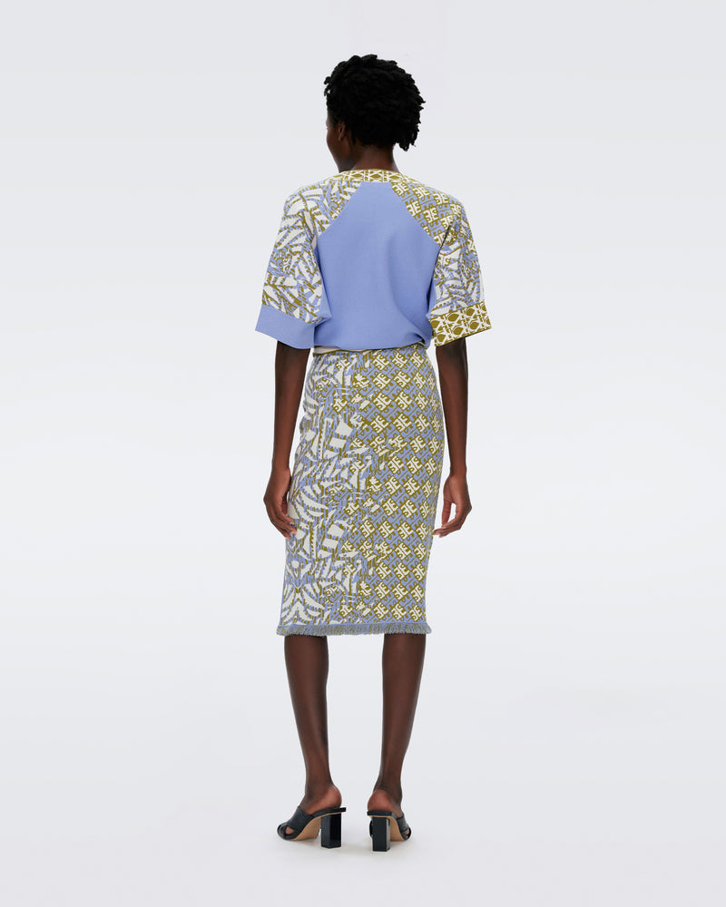 Ester Knit Jacquard Skirt