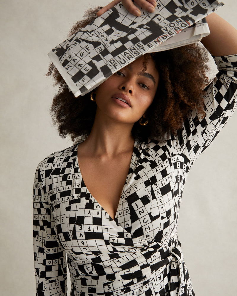 Dvf silk jersey wrap hot sale dress