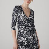 Julian Silk Jersey Wrap Dress