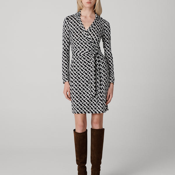 0 2 DVF Diane von Furstenberg ELOISE Wrap-Effect Silk Dress