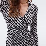 Jeanne Silk Jersey Wrap Dress