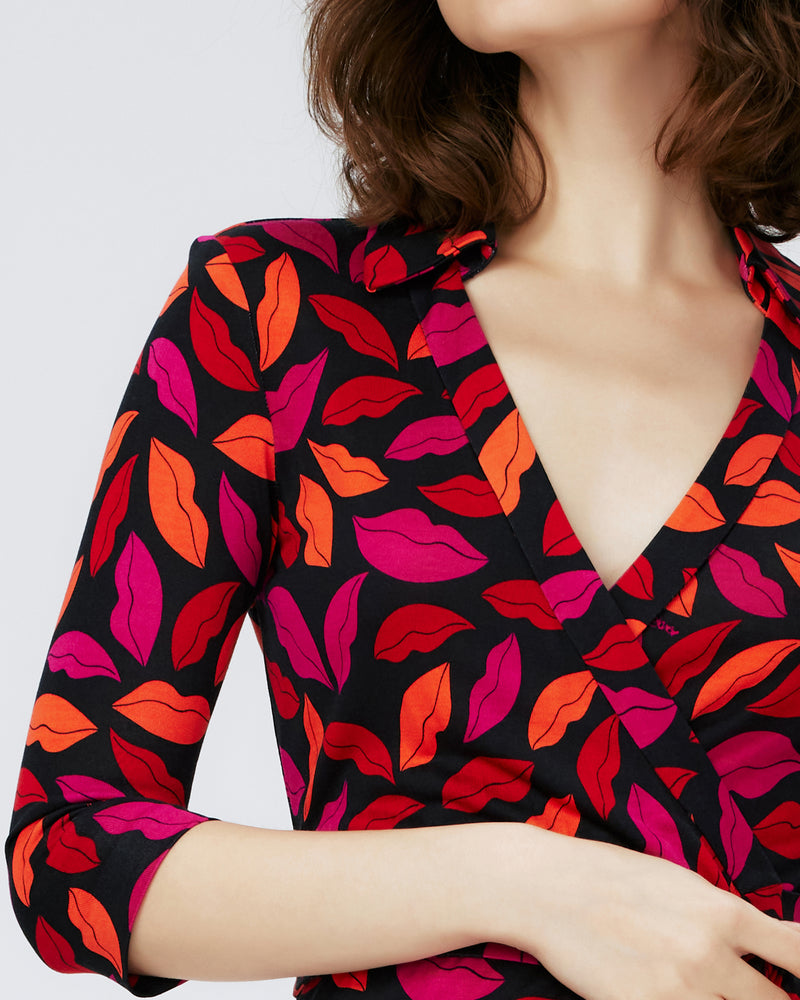 Abigail silk deals jersey wrap dress
