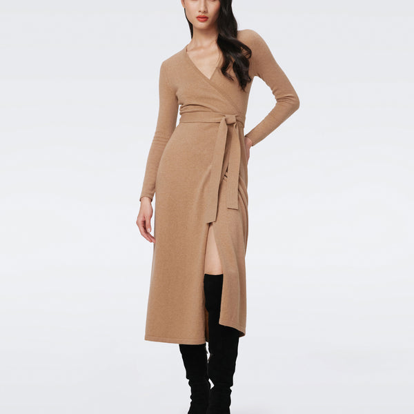 Dissh Dresses Linen Wrap Midi Dress Astrid Wrap Dress  Diane Von  Furstenberg