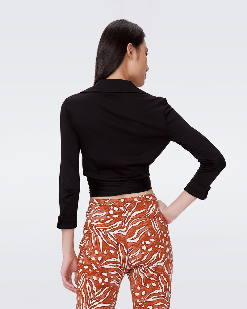 dvf wrap blouse