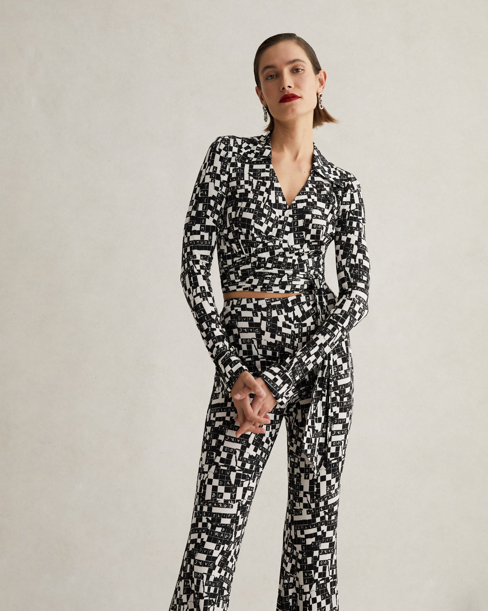 dvf wrap blouse