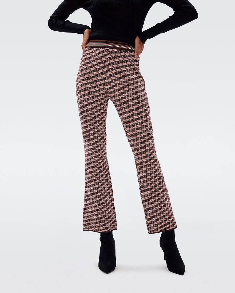Juno Knit Jacquard Pants – Diane von Furstenberg