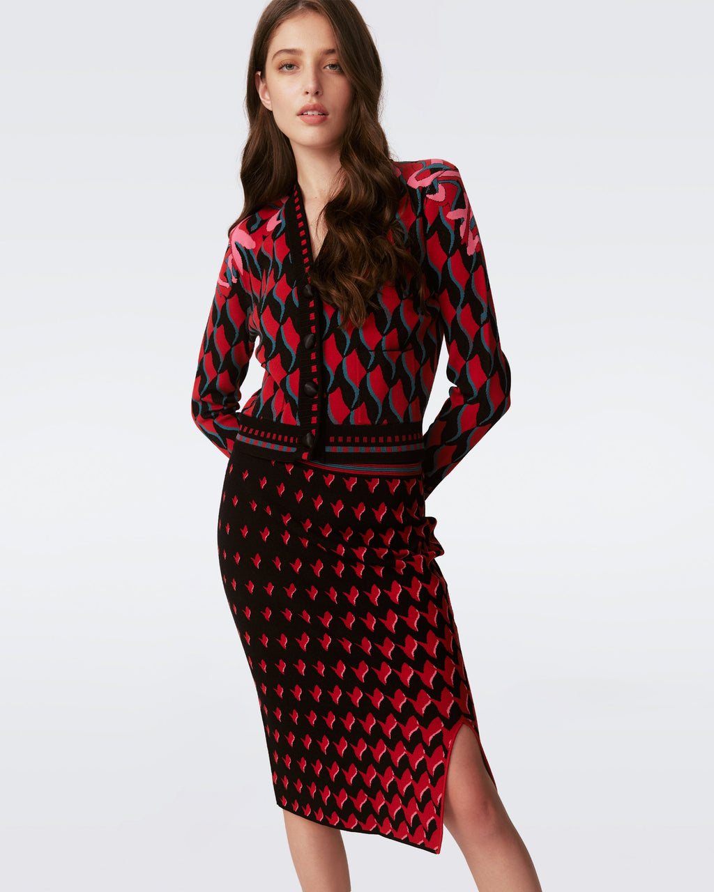 DIANE von FURSTENBERG - L DIANvonFURSTENBERG 花柄 レオパード