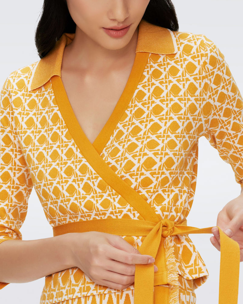 dvf wrap blouse