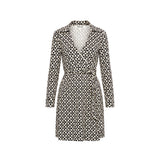 Jeanne Silk Wrap Dress