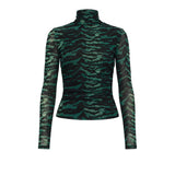 Logan Mesh Turtleneck