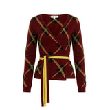 Flavia Knit Wrap Top