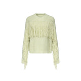 Cornelia Alpaca Fringe Sweater