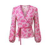 Flora Wrap Top