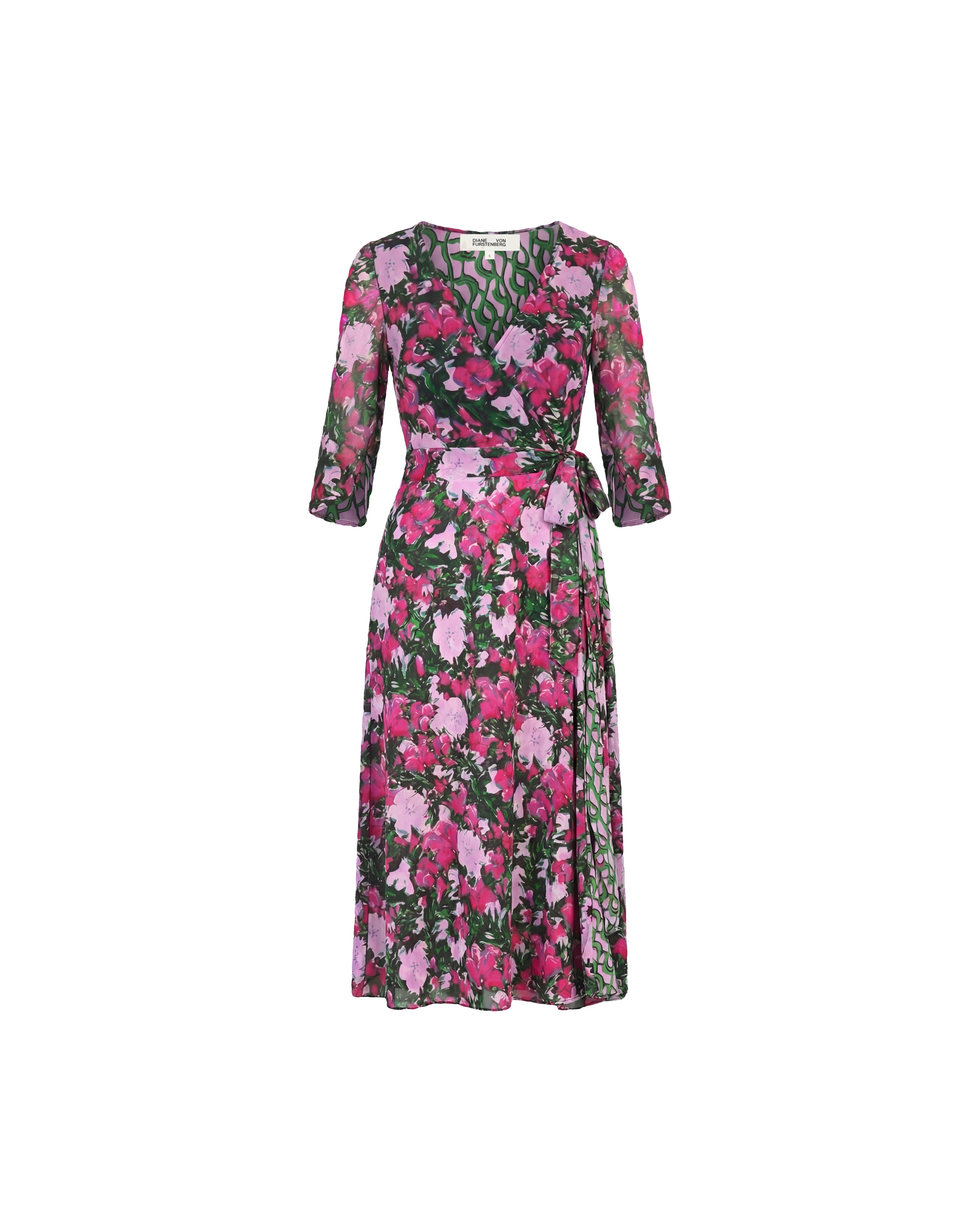 dvf pink wrap dress Diane Von Furstenberg Vintage Pink Wrap Dress 100%