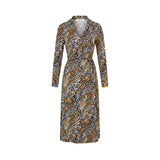 Abigail Midi Wrap Dress