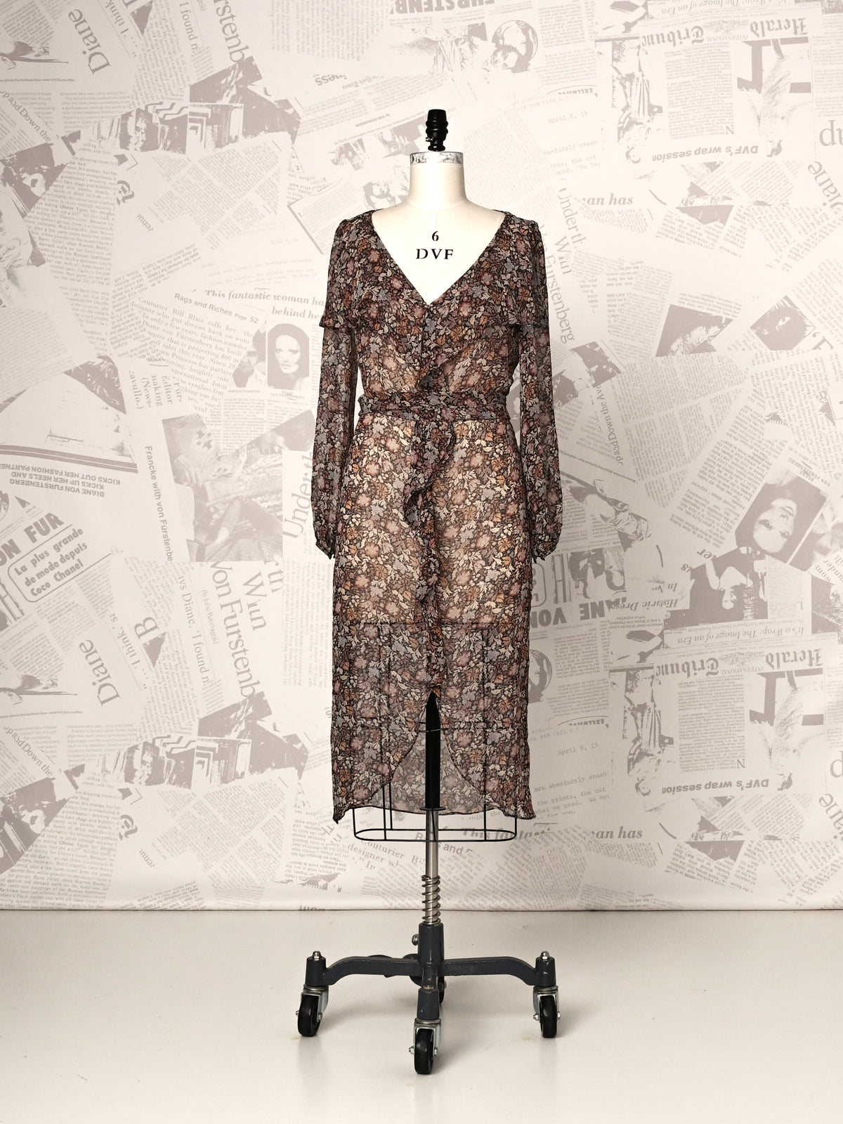 DIane Von Furstenburg Dress Belt Size 6 DVF Summer Dress & Belt - 1980s Diane von Furstenberg  main image 4