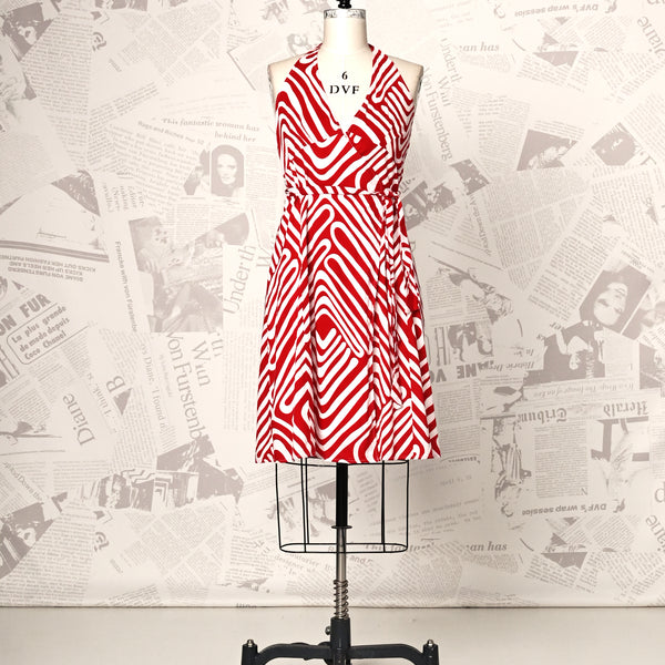 Halter Wrap Dress - DVF Vintage