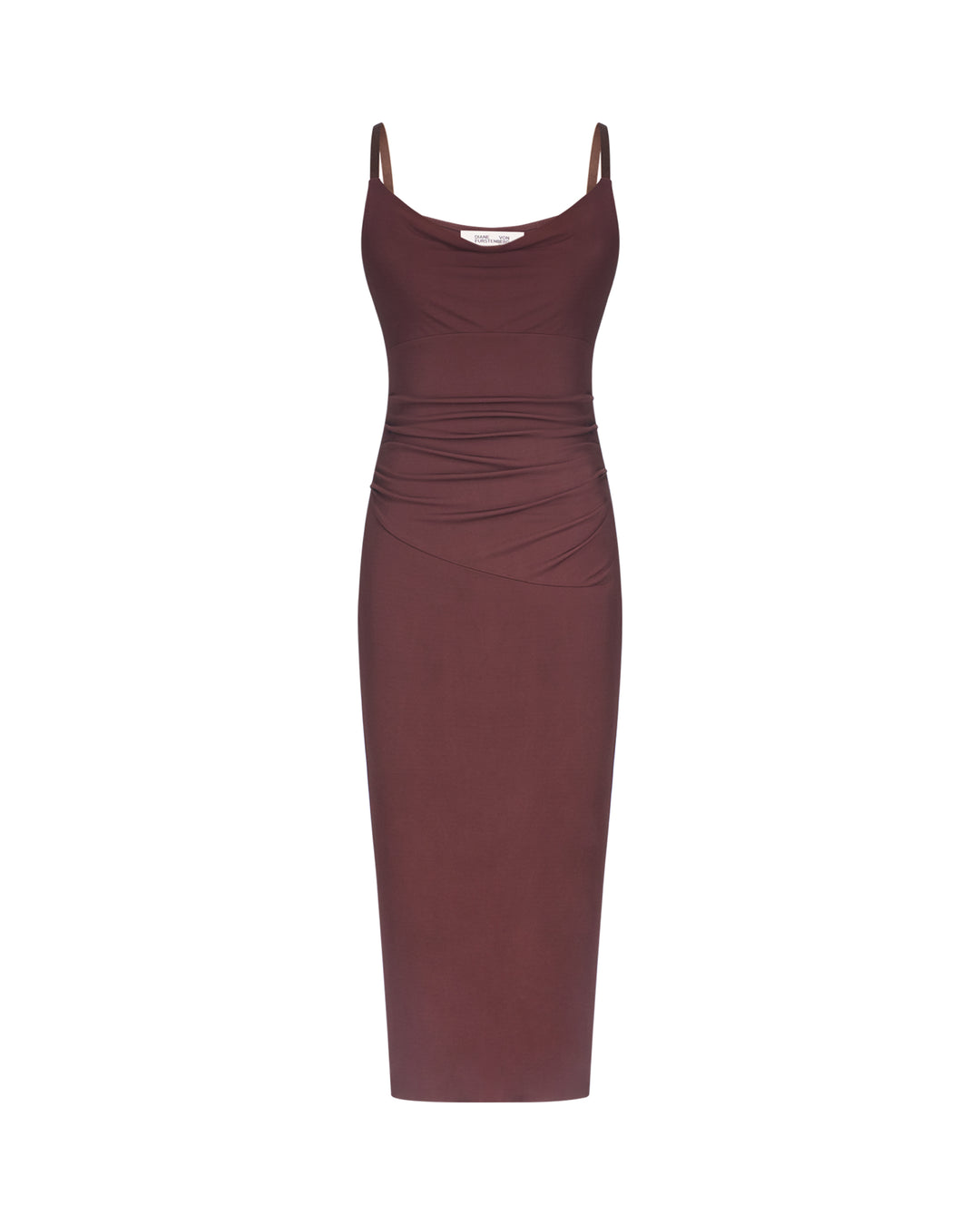2000s DIANE VON FURSTENBERG Rose Silk Chiffon Slip Dress & Scarf | x-small/small