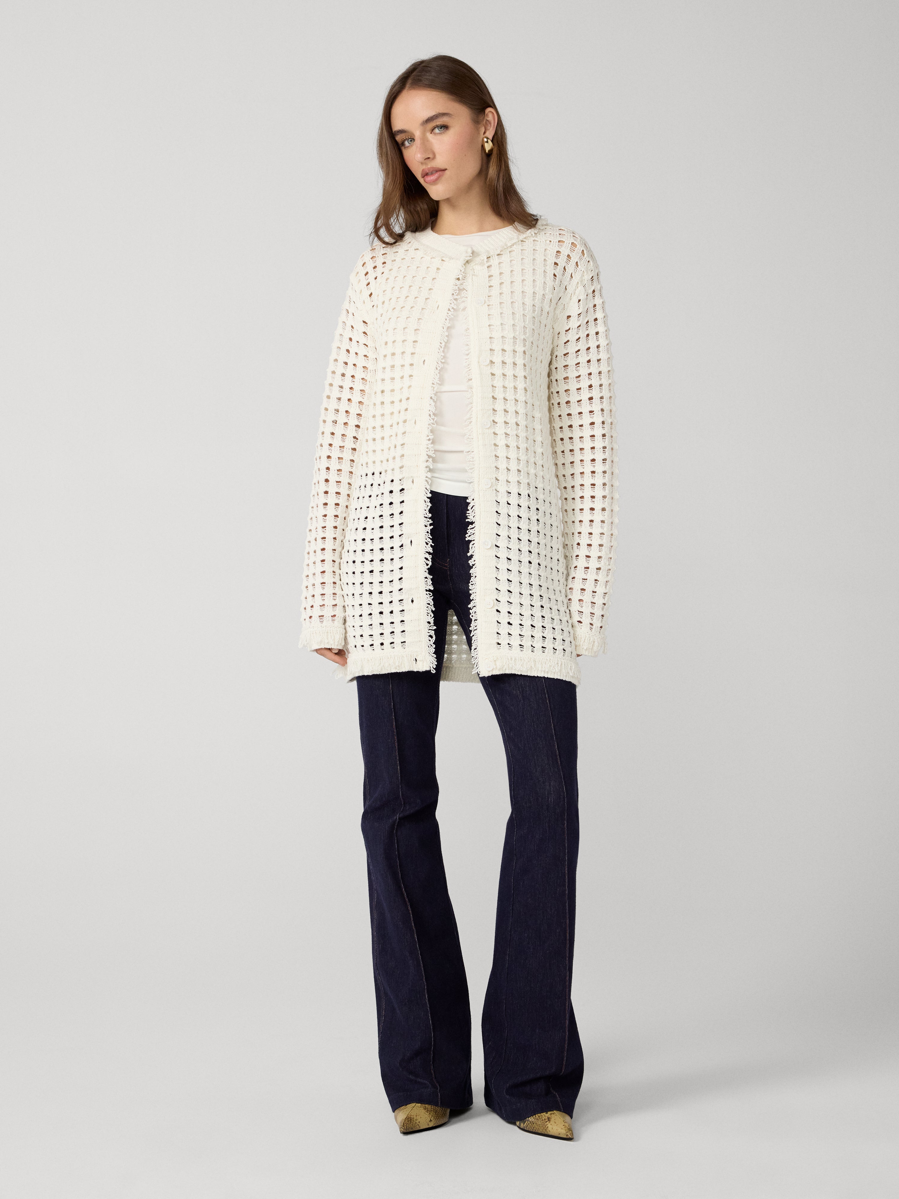 希少　DIANEvonFURSTENBERG コート　金ボタン　カシミヤ　4 Celestina Cardigan – Diane von Furstenberg