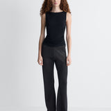 Lianna Knit Pant in Black, full length front view