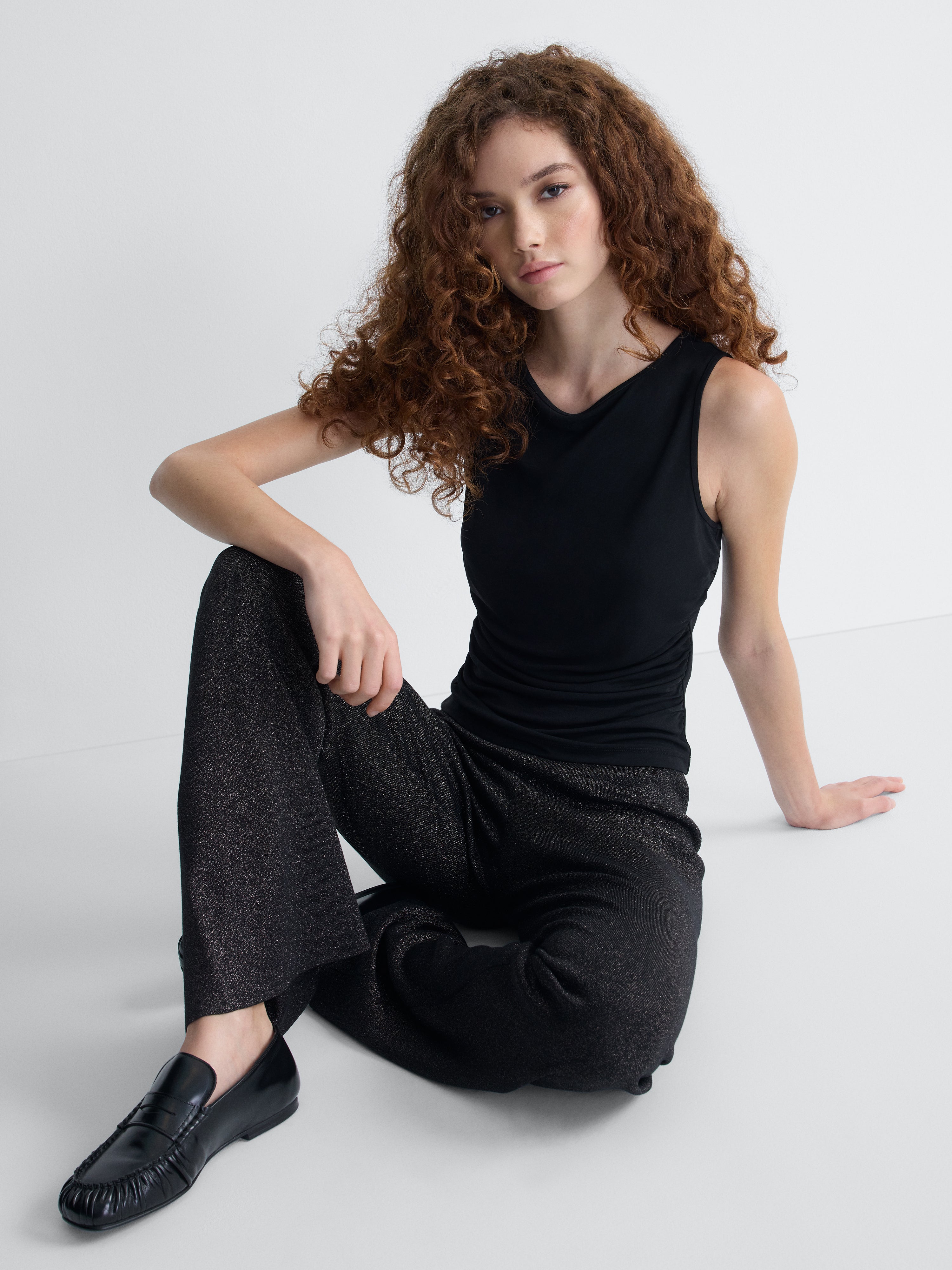Lianna Knit Pant in Black, alternate pose