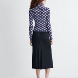 Simi Jersey Skirt in Black, back view