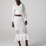 Georgia Eyelet Knit Skirt