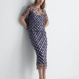 Gramercy Tulle Skirt in Window Pane, alternate pose