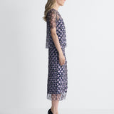 Gramercy Tulle Skirt in Window Pane, side view