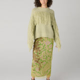 Cornelia Alpaca Fringe Sweater