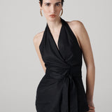 Alyssa Halter Wrap Top