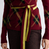 Flavia Knit Wrap Top