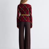 Flavia Knit Wrap Top