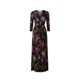 Abigail Maxi Sequin Wrap Dress