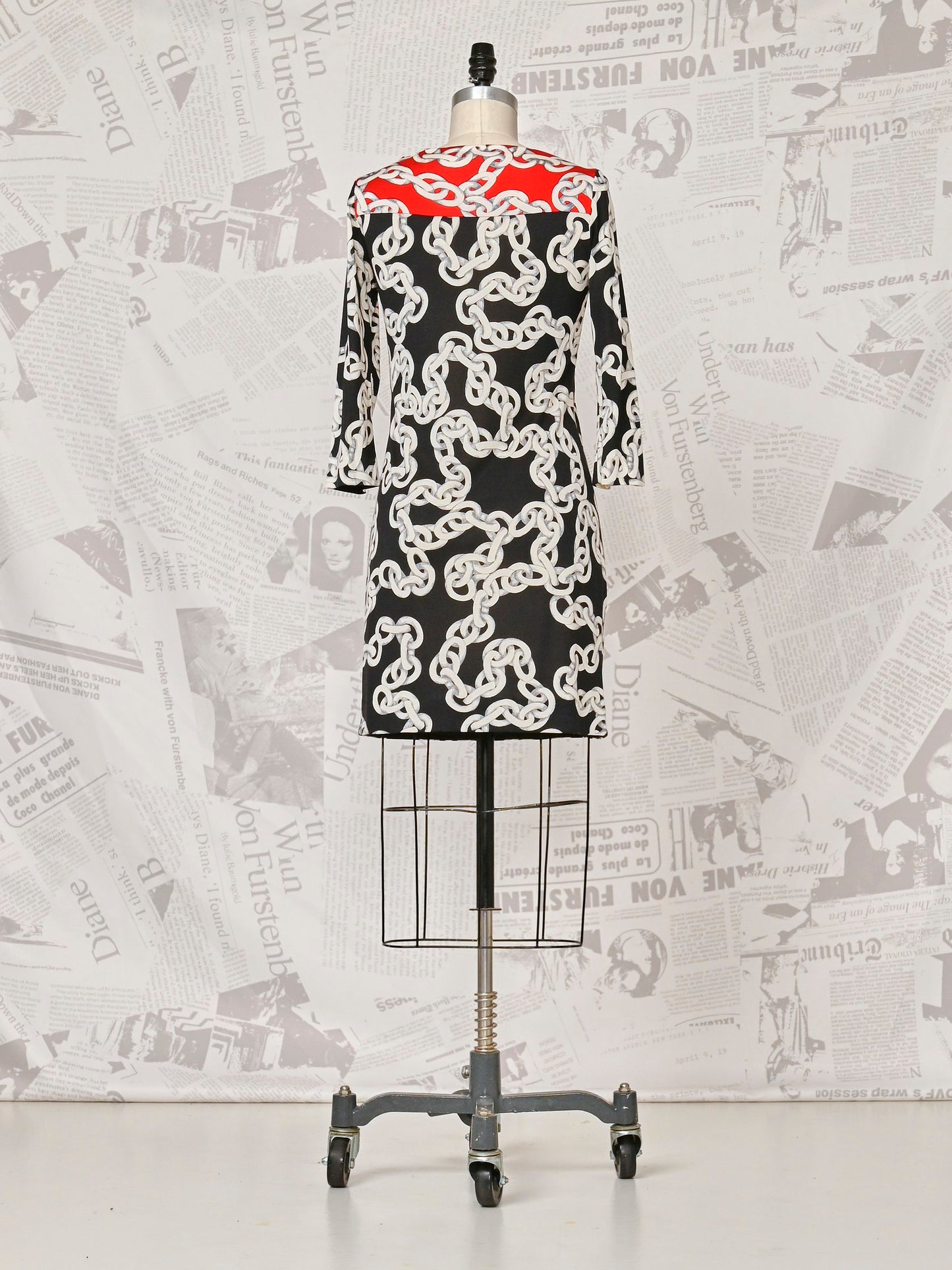 silk chain print dress DVF - Silk Chain Print Dress