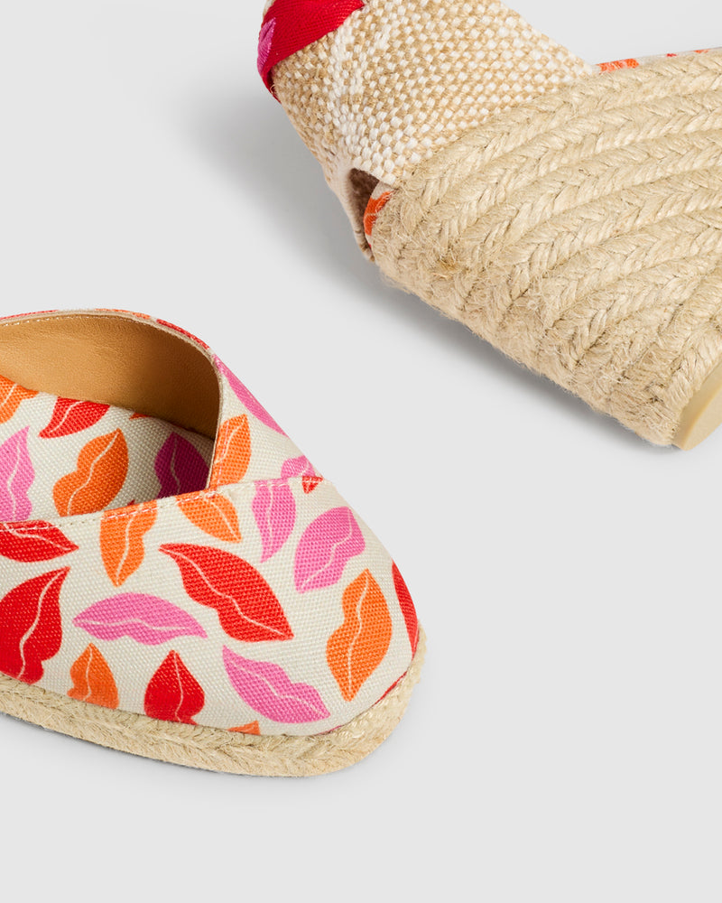 X Castañer Chiara Wrap Wedge Espadrille