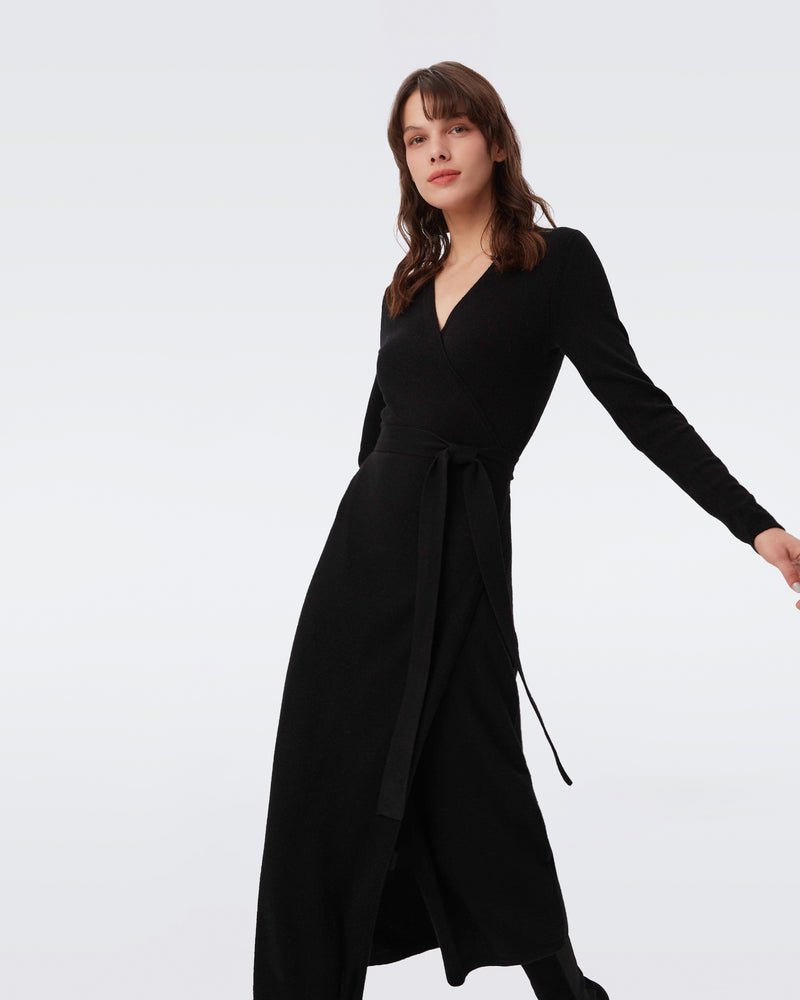 Astrid Wool Cashmere Wrap Dress Diane von Furstenberg