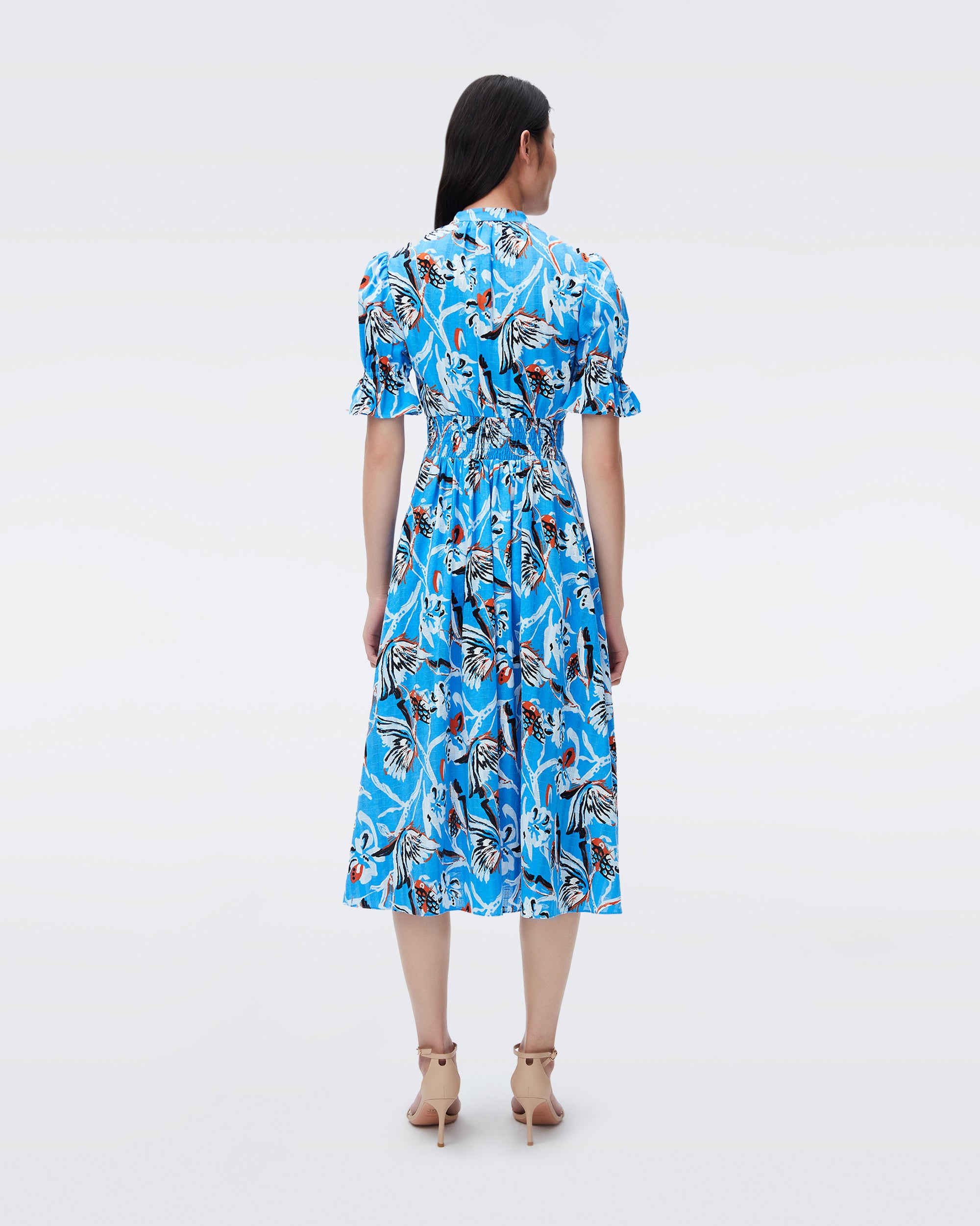 Erica Cotton Midi Dress – Diane von Furstenberg