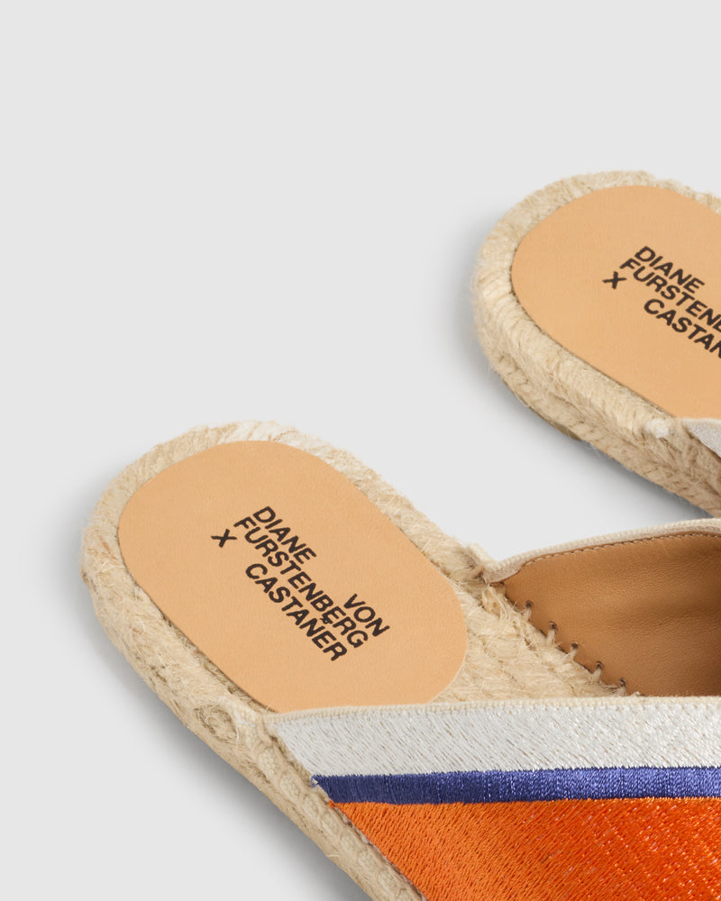 Castañer X Diane Von Furstenberg Women's Paloma Chiffon Espadrilles